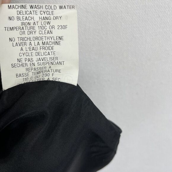 Vtg Cartise Skirt Womens 8 Brown Black Leopard Pencil Skirt Scuba Gold Zipper - Picture 13 of 16